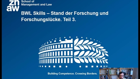 Thumbnail for BWL Skills Stand der Forschung und Forschungslücke III/III