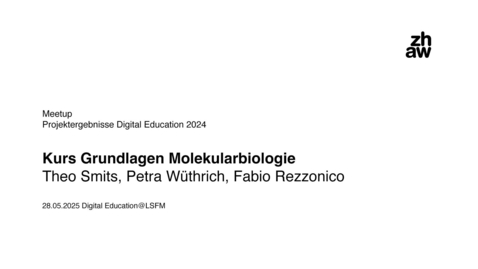 Thumbnail for Grundlagenkurs Molekularbiologie