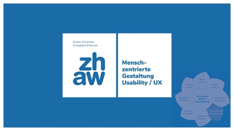 Thumbnail for Menschzentrierte Gestaltung Usability