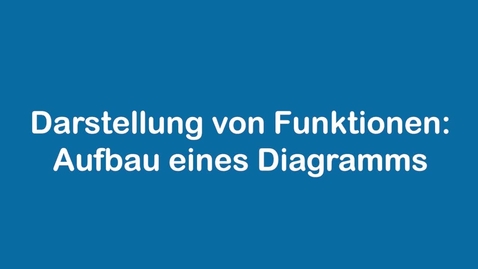 Thumbnail for Darstellung von Funktionen - Aufbau eines Diagramms