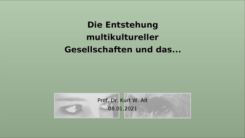 Thumbnail for Die Entstehung multikultureller Gesellschaften und das molekulare Gesicht Europas