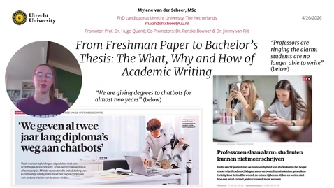 Thumbnail for 3MT - Mylene van der Scheer