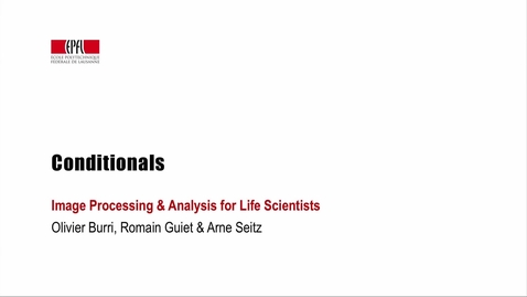 Thumbnail for 8.4.1 Conditionals