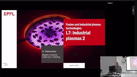 Thumbnail for 8, PHYS-424 \ Week 8: Industrial plasmas 2