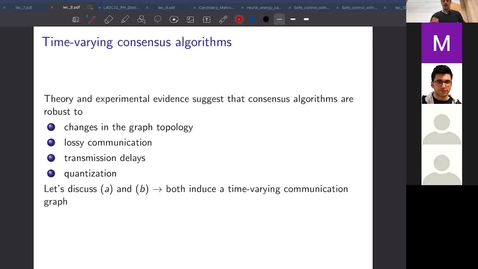 Thumbnail for 24, ME-427 Networked control systems - Fall 2021 / Week 12, hour 1