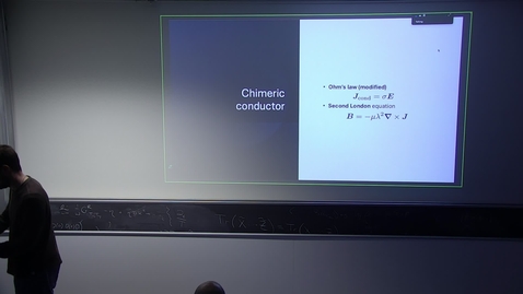 Thumbnail for Michael Landry - Chimeric states of matter: Meissner effect without superconductivity
