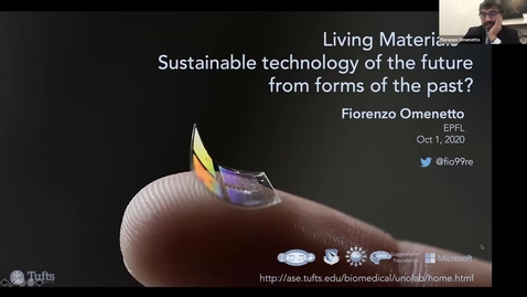 Thumbnail for Public lecture - Prof. Fiorenzo Omenetto