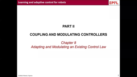 Thumbnail for Lecture 6 | Learning and adaptive control course, Learning Modulation for DS