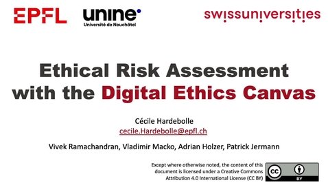Thumbnail for Introduction to Ethical Risk Assessment with the Digital Ethics Canvas