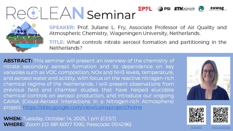 Thumbnail for What controls nitrate aerosol formation and partitioning in the Netherlands?