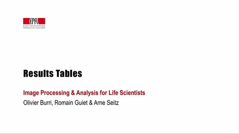 Thumbnail for 6.3.1 Results Tables