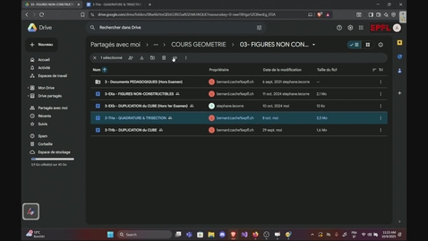 Thumbnail for 2025.10.09 GEOMETRIE I - 3-THa - 42 min (MATH-124)