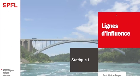 Thumbnail for Cours#13–Partie#1–Lignes d’influence par le Théorème des Dépl. Virtuels