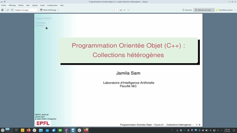 Thumbnail for CS-112(i): Polymorphisme et collections hétérogènes (cours 7, enregistrement du 31.3.2026, sans post-édition)