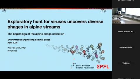 Thumbnail for EESS - 15 April 2025 - by Wai Hoe Chin (EPFL/RIVER)