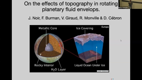 Thumbnail for MechE Colloquium : On the effects of topography in rapidly rotating fluids: Experiments on the spin-up of a fluid in a straight cylinder with bottom topography
