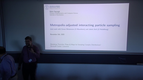 Thumbnail for Björn Sprungk - Metropolis-Adjusted Interacting Particle Sampling