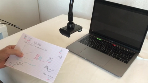 Thumbnail for 03, Share written exercises through ZOOM using: A Smartphone on a stand