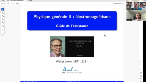 Thumbnail for Séance de coordination : physique générale II - électromagnétisme  2024