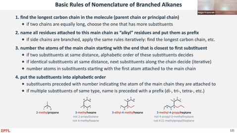 Thumbnail for Organic Chemistry 2024 - Chapter 3.1