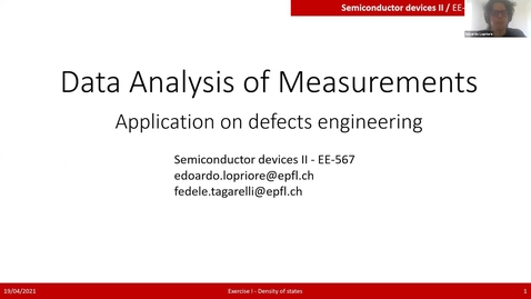 Thumbnail for 4, Exercise session 2 19.04.2020