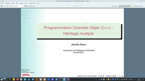 Thumbnail for CS-112(i): Héritage multiple (cours 8, enregistrement du cours du 14.4.2026, sans post-édition)
