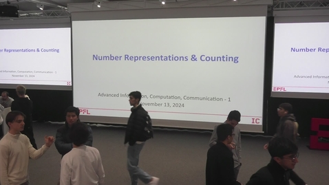 Thumbnail for CS-101 Advanced information computation communication I Wednesday - November 13 | Fall 24