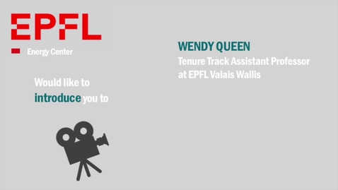 Thumbnail for Energy Center's interview with Professor Wendy Queen and her work on MOFs