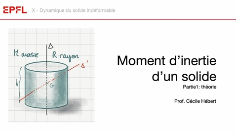 Thumbnail for 10.5a Moment of inertia, part I