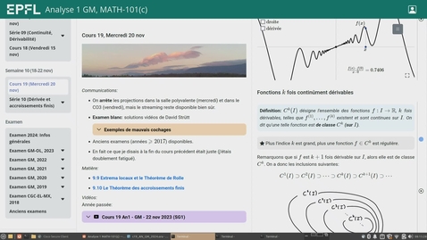 Thumbnail for MATH-101(c) Analyse I - GM | Wednesday | Fall 24