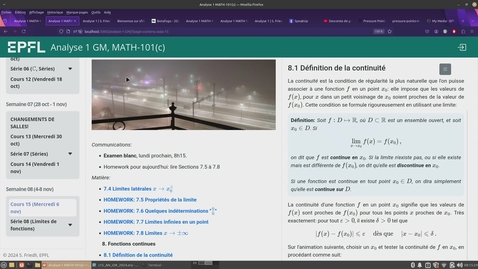Thumbnail for MATH-101(c) Analyse I - GM | Wednesday | Fall 24