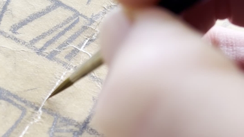 Thumbnail for Restauration d'un dessin de J.P. Vouga (Atelier pour le papier, Florane Gindroz Iseli)