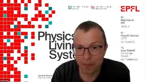 Thumbnail for 2021.06.17, Nikta Fakhri, MIT Physis, Broken symmetries in living matter