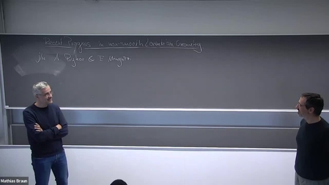 Thumbnail for Stefan Suhr. Recent progress in non-smooth Lorentzian Geometry