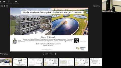 Thumbnail for MechE Colloquium: Electrifying the Synthesis of Nitrogen and Carbon-based Fuels and Fertilizers