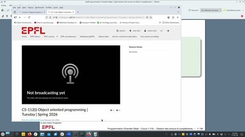 Thumbnail for CS-112(i) Object oriented programming | Tuesday | Spring 2026