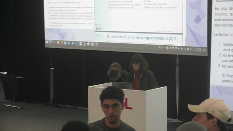 Thumbnail for CS-107 Introduction à la programmation | Mercredi | Automne 25