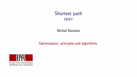 Thumbnail for 23090 Shortest path, PERT