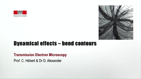 Thumbnail for Dynamical effects: bend contours