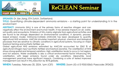 Thumbnail for Quantifying climate-dependent ammonia emissions – a starting point for understanding N in the environment