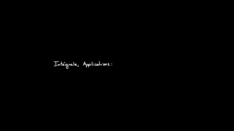 Thumbnail for Chapitre 7 : 11 Intégrale, Applications Aires de régions du plan