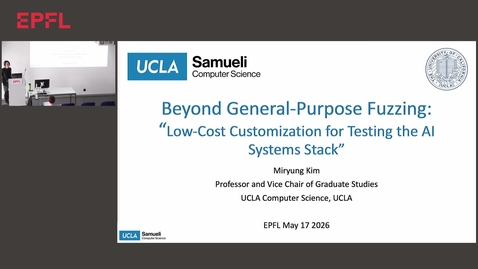 Thumbnail for IC Colloquium: Talk by Miryung Kim