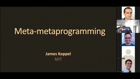 Thumbnail for 70-05, Jimmy Koppel: Meta-metaprogramming 