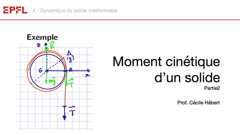 Thumbnail for 10-6b,  Application: Solide en rotation autour d'un axe fixe