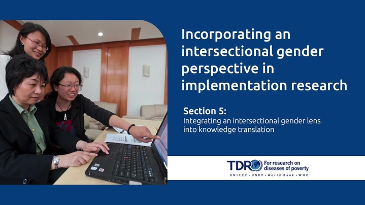 Thumbnail for channel MOOC - Gender &amp; Intersectionality in Implementation Research