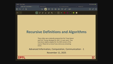 Thumbnail for CS-101: Advanced information, computation, communication I | Tuesday | Fall 25