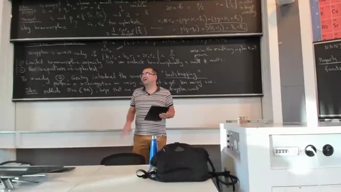 Thumbnail for Lecture 14 - part 2 - Fully Homomorphic Encryption (FHE), continued