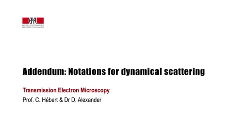 Thumbnail for Notations for dynamical scattering