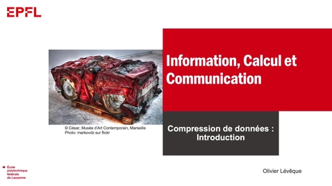 Thumbnail for 6.1 Compression: introduction