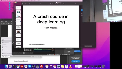 Thumbnail for 9a, Crash course on Deep Learning